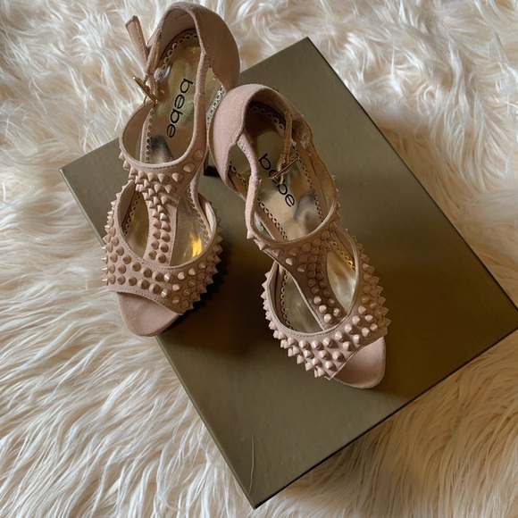 BEBE Dalia Spike Studded Sandal - Picture 5 of 7